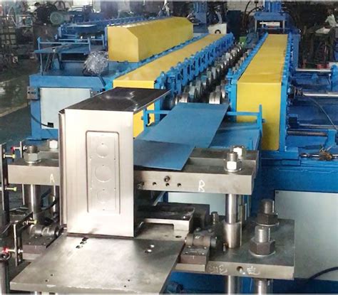 Wall mounted steel enclosure production line